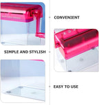 DEARMAMY Manual Paper Shredder for Home and Office, Mini Handheld A4 Paper Cutter, Wear-Resistant Portable Desktop Shredder for School and Household Use