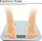 Advanced Smart Body Fat Scale Bluetooth Weight Scale with High Precision Sensors Digital Body Composition Analyzer BMI Measurement for Home Gym Fitness Tracking ABS Material