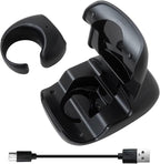 HEKUTU Social Media Scrolling Ring Remote - Hands-Free Controller for T-ikT-ok Yout-ube IG - Black