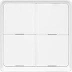 Intelliegent Home Multiple Scene Controller 4 Button Compact Remote Wall Mountable House Automation Switches for House Security Systems Accessory