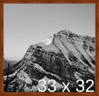 Frame It Easy 33 x 32 Russet Wood Frame (Derby)