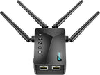 Best WiFi Extender Signal Booster for Whole Home - 13K Sq.Ft Coverage | 100% Faster Internet Extender WiFi Booster, 1-Button Setup Repeater Works with Any Router | Stop Buffering in Every Room