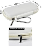 Heart Monitor Case Compatible with AliveCor Kardia Mobile ECG/for KardiaMobile 6L for Apple and Android Device - CASE ONLY (White)