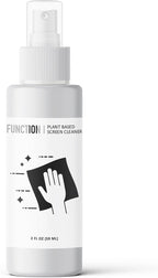 Function101 Bluetooth Replacement Button Remote for Apple TV + Electronics Screen Cleaner and 12" x 12" Cloth | BLE and Infrared Connectivity | 2 AAA Batteries Included