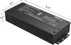 EMITEVER Dimmable Led Driver, 150W AC 110V-277V to DC 24V Transformer, 5-in-1 Dimming: ELV/MLV/TRIAC / 0-10V / 1-10V / 10V PWM/Potentiometer, Waterproof IP67 and UL Listed