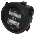 Yooreal 12/24V 36/48V 72V Golf Cart Battery Meter,Hour Meter&Battery Indicator Gauge Meter Lead-Acid Battery(Excluded Trojan),Charging Reminder,for Golf Cart Club Car RV Forklift Tractor ETC