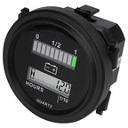 Yooreal 12/24V 36/48V 72V Golf Cart Battery Meter,Hour Meter&Battery Indicator Gauge Meter Lead-Acid Battery(Excluded Trojan),Charging Reminder,for Golf Cart Club Car RV Forklift Tractor ETC