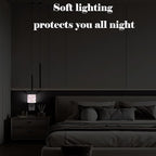 FSHVQKD Spring Flowers Blossom Night Light,Plug Into Wall for Boys Girls Bedroom Decorative Square Night Light Lamp 0.5w Sleep Friendly