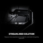 MSI MAG MT201D - Premium Heavy Duty Dual Monitor Stand Arms, 17-45" Support, VESA Compatible, Adjustable Spring Mount, 44 lbs per Screen, Clamp & Grommet, Quick Release Plate - Black