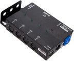MFL. 4-Way Isolated DMX Splitter Amplifier Distributor with 3-Pin Outputs