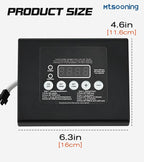 Mtsooning 990050048 Digital Control Panel LED Display Replacement for Masterbuilt MB ESQ30B, ESQ30S, 20070106, 20070206, 20072010, 20070910 Electric Smoker Grill Models Controller