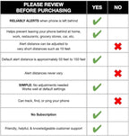Prox PRD - Phone Separation Alert Device | Stop Forgetting or Leaving Phone Behind at Home, Work, Restaurant, or Car | Proximity Alert Notification Approx 50-150ft | Stay Connected | No Subscription