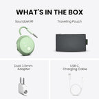 Avantree SoundJet R1 – 25Hr Airplane Bluetooth Adapter for All AirPods (Pro/Max) with Qualcomm Chipset & aptX Adaptive, Wireless Audio Transmitter for Flight Travel, Works with Bose & Other Headphones