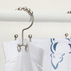 Shower Curtain Hooks, Goowin Shower Curtain Rings, Stainless Steel Shower Curtain Hooks Rust Proof Free Sliding Double Shower Hooks for Curtain, Shower Curtains & Liners (Matte Nickel)