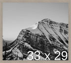 Frame It Easy 33 x 29 Rustic Gray Wood Frame (Derby)