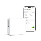 Layla Eco Air Quality Sensor & Air Quality Monitor Indoor – Smart Indoor Air Quality Monitor with PM2.5, VOC, Temperature & Humidity | Air Quality Tester for Home, Office & Rentals