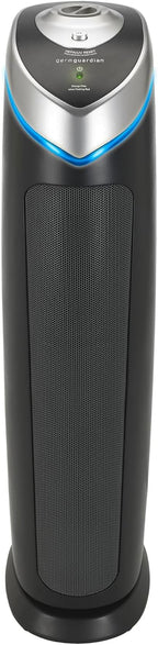 GermGuardian 3-In-1 HEPA Air Purifier for Home, Large Rooms Up To 915 Sq. Ft. with HEPA Air Filter, UV-C Light & Odor Reduction, AC5000E, 28" Tower, Gray