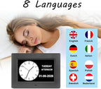 Jaihonda Dementia Clocks for Seniors,7 Inch Clock with Day and Date for Elderly,12 Alarms Option,Auto Dimmable,Large Display Digital Clock with Large Number