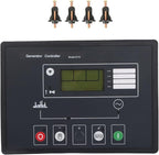 Generator Electronic Controller Module Control Panel with 132 x 64 Pixel LCD Display Compatible with DSE5110, Features Maintenance Cycle Reminders and Remote Network Monitoring