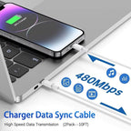 2Pack iPhone 17 16 Charger,Dual Port Fast Wall Charger Block with 10FT USB C to C Cable Cord Chargers Fast Charging for iPhone 17/17 Pro Max/17 Pro/iPhone Air/16Pro Max/16 Plus/15 Pro Max/15Pro/iPad