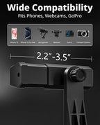 UBeesize 12" Desk Ring Light with Stand & Phone Holder - Adjustable Studio Light for Photography，Zoom Meetings, YouTube, TikTok, Live Streaming