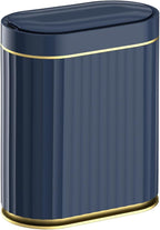 ELPHECO 2 Gallon Sensor Trash Can - 7.5L Waterproof Motion Sensor Trash Can, Automatic Bathroom Trash Bin, Slim Garbage Can, Bathroom, Office, Bedroom, Midnight Blue