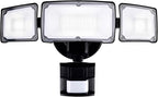 AWSENS 40W LED Security Lights Motion Sensor Light Outdoor, 180 Degree, 4000LM, 5000K, ETL Water Resistant, 3 Head Motion Detected Flood Light for Garage, Yard, Porch