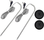 2-Pack Temp Meat Probe Replacement for Pit Boss Pellet Grills and Smokers, 3.5 mm Plug Thermometer Probes ，Compatible with Pit Boss Series Pellet Grill