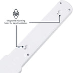 Amazon Basics Surge Protector Power Strip, 6-Outlet with 200J Protection, 2ft Extension Cord, Rectangle, White (20 Pack)