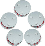 cakuuma Magnetic Smoke Detector Installation Tool,Quick and Easy Fastening Ceiling Mounted Kit for Smoke Alarm,No Need Drill 10 Seconds Install Smoke Sensors (5pcs) cakuuma
