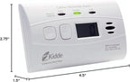 Kidde Carbon Monoxide Detector with 10-Year Battery, Digital Display, 3 LEDs, Replacement Indicator, Peak Level Memory, 2 Pack