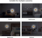Pigsaly Led Night Light Cute Halloween Pumpkin Witch Hat Bat Skull Spider Web Candy Night Light Plug in Wall Lamp Smart Dusk to Dawn Sensor Nightlight Led Lamp Energy Saving Lights Gift for Kids Roo