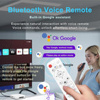 Android 14 TV Box 2025, LEFFOT M1 Plus 4K Ultra HD Streaming Device for TV, 2GB RAM + 16GB ROM, Smart TV Box with Google Assistant Voice Remote, HDR 10, 2.4G & 5G WiFi 6, BT 5.4, RK3528 Quad-Core A53