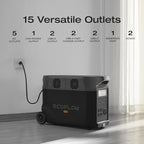 EF ECOFLOW 7.2kWh Portable Power Station: DELTA Pro with Extra Battery, 120V Lifepo4 Battery Backup with Expandable Capacity, Solar Generator for Home Use, Power Outage, Camping, RV, Emergencies