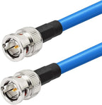 Superbat SDI Cable BNC Cable 3G/6G/12G SDI Cable 40ft (Belden 1694A Cable Blue) Supports HD-SDI/3G-SDI/4K/8K Monitor，Precision SDI Video Cable