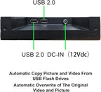 VSDISPLAY 28'' Advertising LCD Monitor 1920x360 IPS Stretched Bar Screen Outdoor High Brightness Support USB Input Auto Copy Autoplay for Supermarket Exhibition Store Advertisement Display