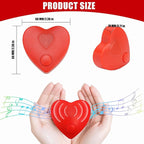 XLW 16min Voice Recorder, Personal Voice Message Recordable Sound Recorder Chips Module for Stuffed Animals, Christmas Valentine's Day Plush Toy & Manual DIY Creative Sound Gifts for Boys, Girls (Red)