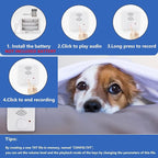 XLW 16 Minutes Voice Recorder for Stuffed Animals,Voice Box for Recordable Presents Button Sound Box for Crafters, Hobbyists, Stuffed Animals,School Presentations,Personalized Items,etc-White-2P