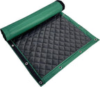 LTCANOPY Sound Barrier Temporary Construction Traffic Industrial Sports Pitches Outdoor Noise Control Sound Blocking Reducing Cancelling Soundproof Screen Blankets 39.3”x78.7-1 Pack-(Green)