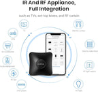 Broadlink RM4 pro Smart IR/RF Remote Control Hub with Sensor Cable(2.4GHz Wi-Fi Only)-WiFi IR/RF Blaster for Home Automation, TV, Curtain, Shades Remote, Works with Alexa, Google Assistant, IFTTT