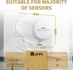 U UNNI UN03 Indoor Outdoor Thermometer Weather Station Outdoor Sensor Protection Shield Wall Mounted