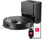 roborock Q10 S5+ Robot Vacuum and Mop, 10,000Pa Suction, Upgraded from Q8 max+, 70 Days Self-Emptying, Obstacle Avoidance, Sonic Mopping, Dual Anti-Tangle Design, Auto Mop Lifting, Ideal for Pet Hair