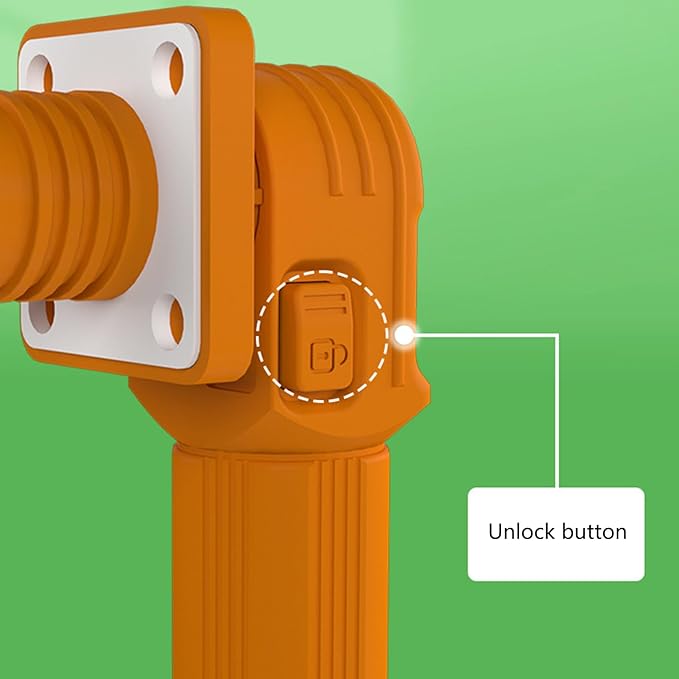 70A Battery Energy Storage Connector, 10mm² High Current Connectors IP67 Waterproof Stud Wiring Power Adapter Quick Plug Terminal Right Angle Plug and Socket (1000V Orange)