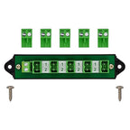 16Amp 300V 2x6 Position Pluggable Terminal Block Distribution Module. OONO D-1652GP