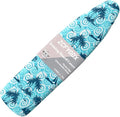 ZCFYGDX 14" x 45" Ironing Board Cover Scorch Resistant,Wear & Soil Resistant Covers, Easy Installation Elastic Edges 3 Fasteners,Lightweight & Breathable Coconut Tree Sailboat Print Size-S