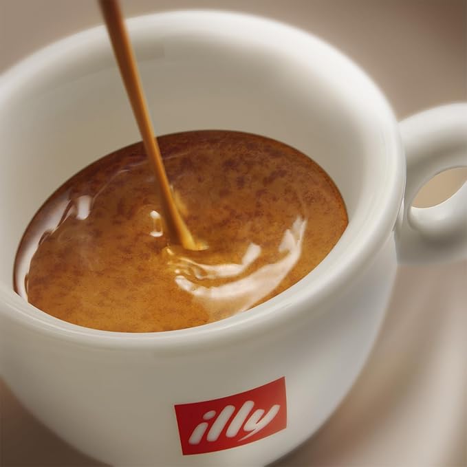 illy Whole Bean Coffee, Classico Medium Roast, 100% Arabica, Premium Italian Coffee, Ideal for Espresso, Drip, Moka and French Press Brewing, 8.8oz, 6 Pack