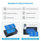 AC 80-260V 100A Multi-Function Power Monitor LCD Digital Display Voltage Current Frequency Power Factor Energy Meter Ammeter Voltmeter with Split Core Current Transformer