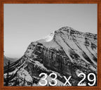 Frame It Easy 33 x 29 Russet Wood Frame (Derby)