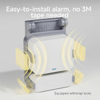 Garage Door Bracket for SimpliSafe Alarm Contact Sensor | Secure Mount with Quick-Snap Clip & Screws | Easy Install Accessory (Sensor Not Included)