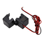 100A 3 Phase Power Meter Energy Consumption Electricity Usage Monitor with APP Control for Home School Dormitory Shopping Mall with Clamp Current Transformer DIN Rail Watt Kwh Frequency Meter